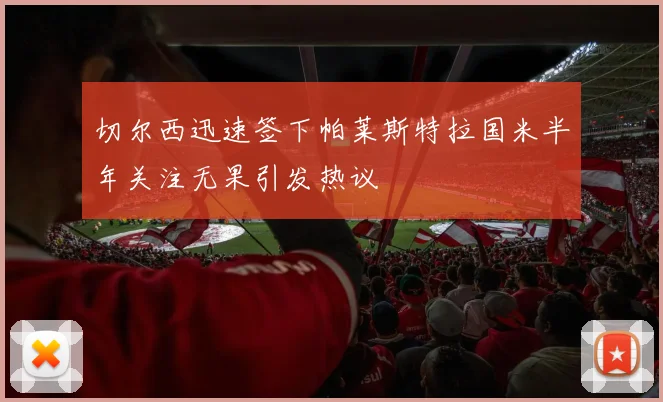 切尔西迅速签下帕莱斯特拉国米半年关注无果引发热议